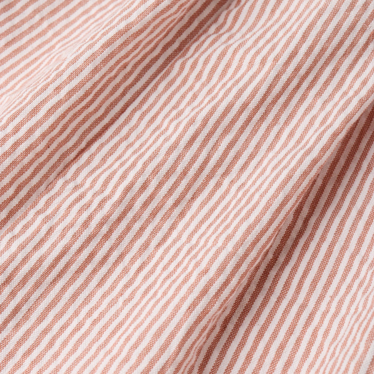 Organic Smocked Top And Bloomer Set - Coral Stripes