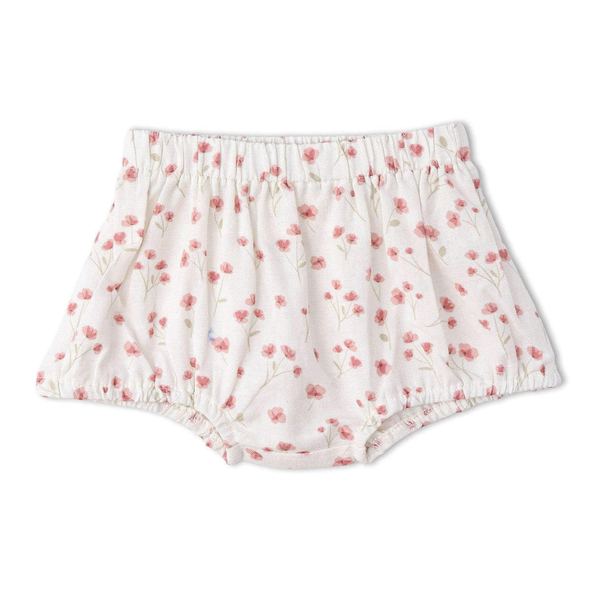 Organic Scalloped Top & Bloomers Set - Pink Bloom