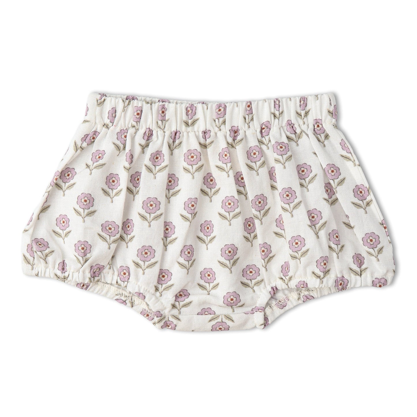 Organic Scalloped Top & Bloomers Set - Lavender