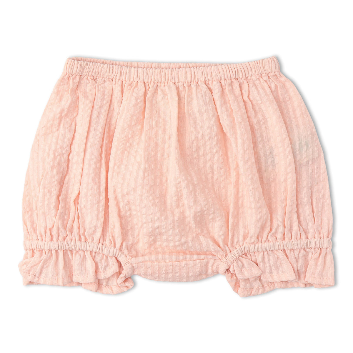 Organic Smocked Top And Bloomer Set - Blush
