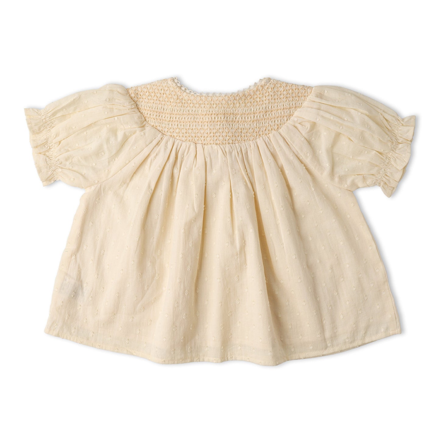 Organic Smocked Top & Shorts Set - Butter Yellow