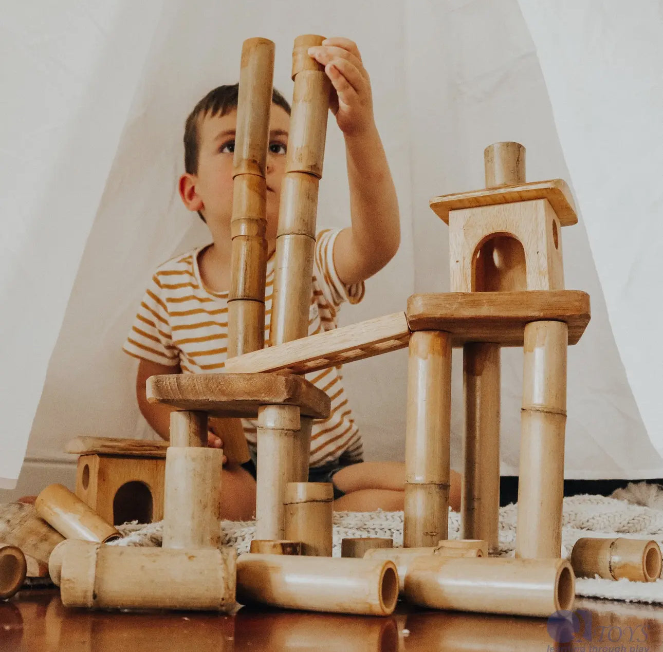 Bamboo Village Builder Set