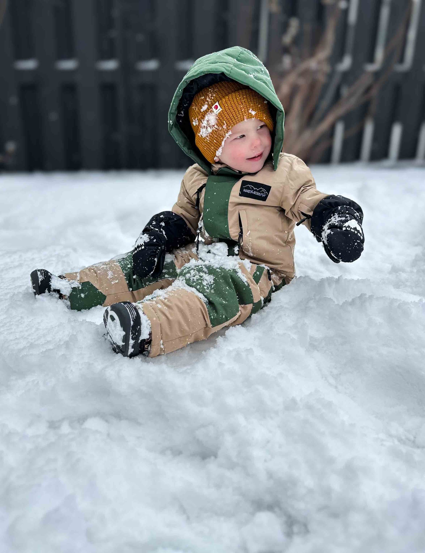 Pre order Neutral Shredder- Neutral Kids Snowsuit - Snowboarding & Winter Sports | Keep the Littles Wild