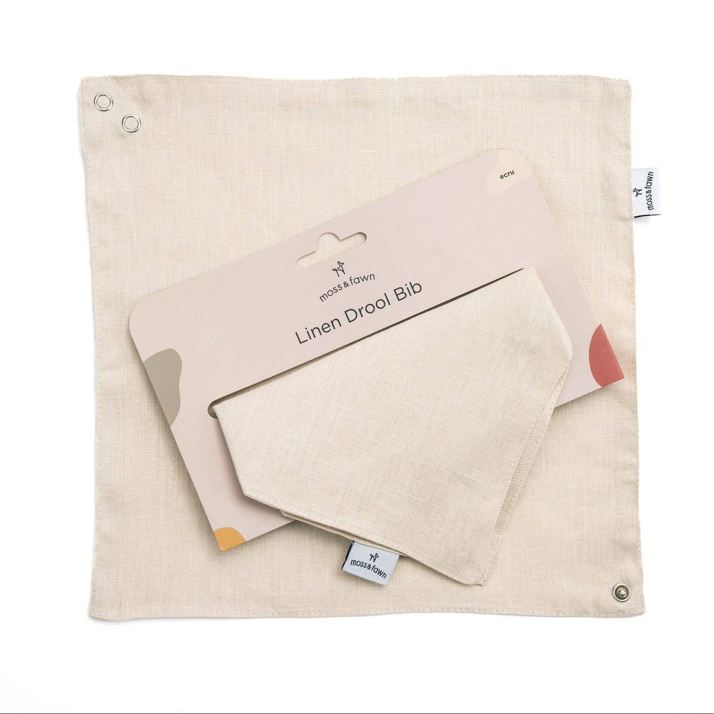100% Linen Drool Bib