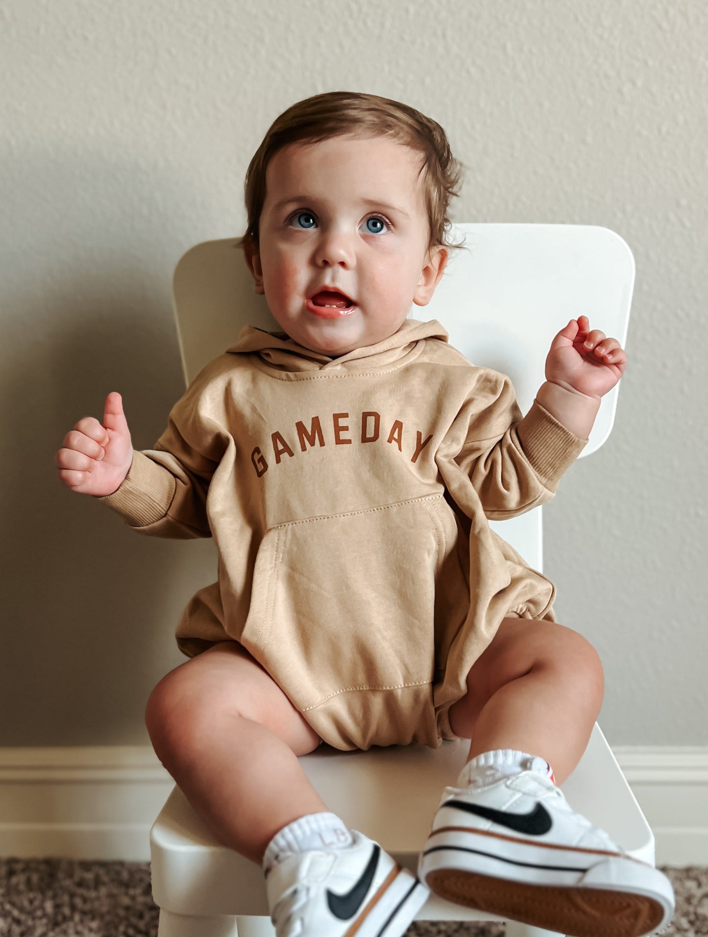 Gameday Hooded Sweatshirt Romper