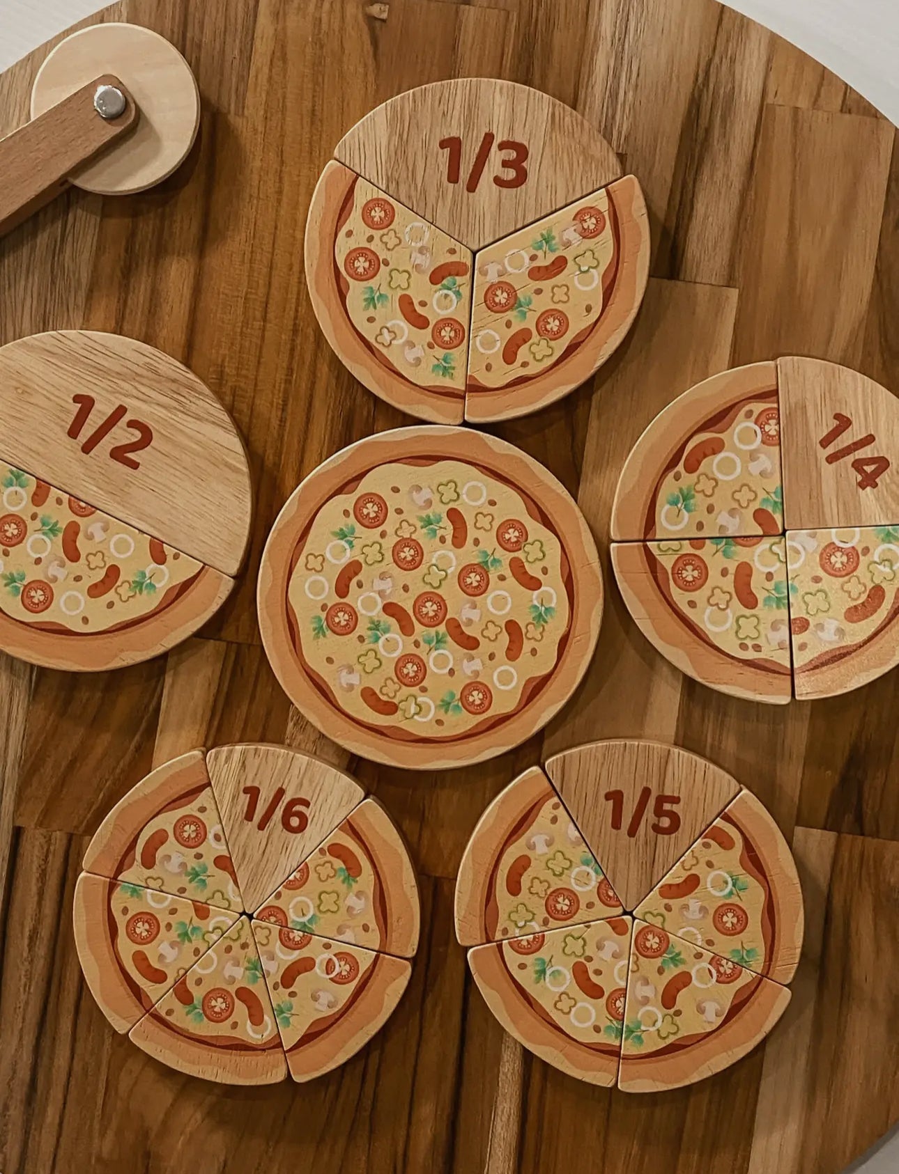 Heirloom Pizza Fraction Set