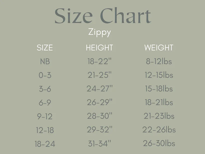 Forest Friends Bamboo Zippy Pajamas