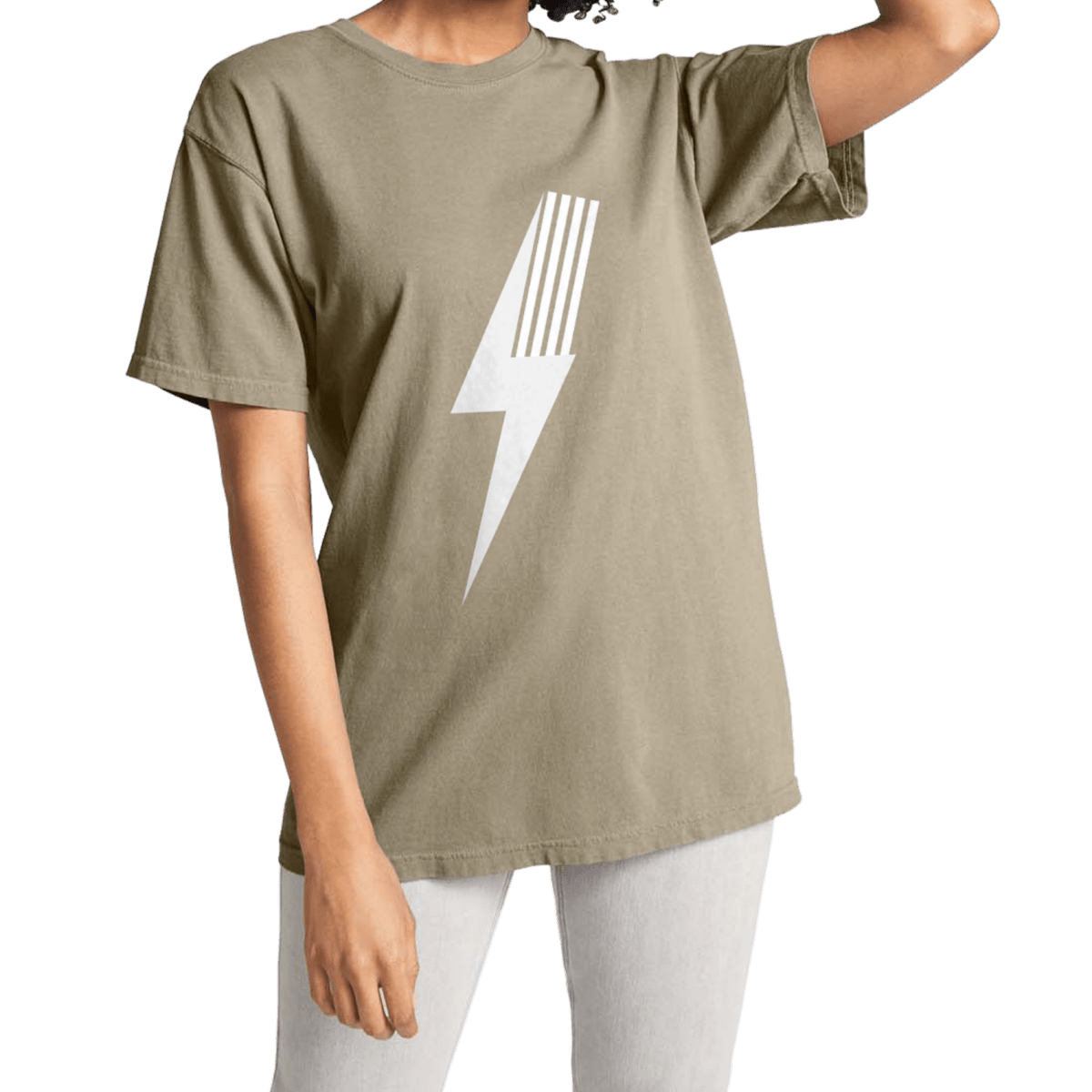 ADULT SPARK TEE - BEIGE