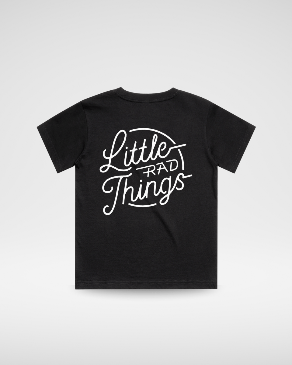 RAD CIRCLE LOGO TEE - BLACK