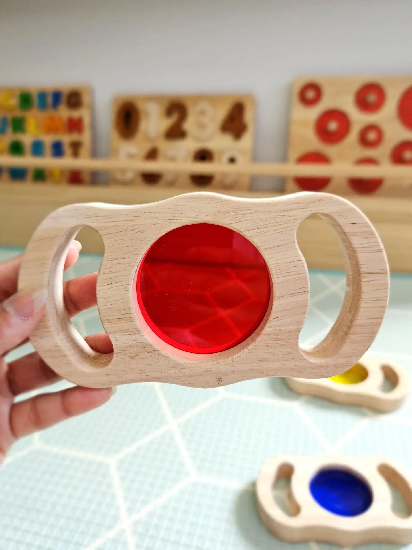 See-Through Color Blocks – Set of 5 with Handles