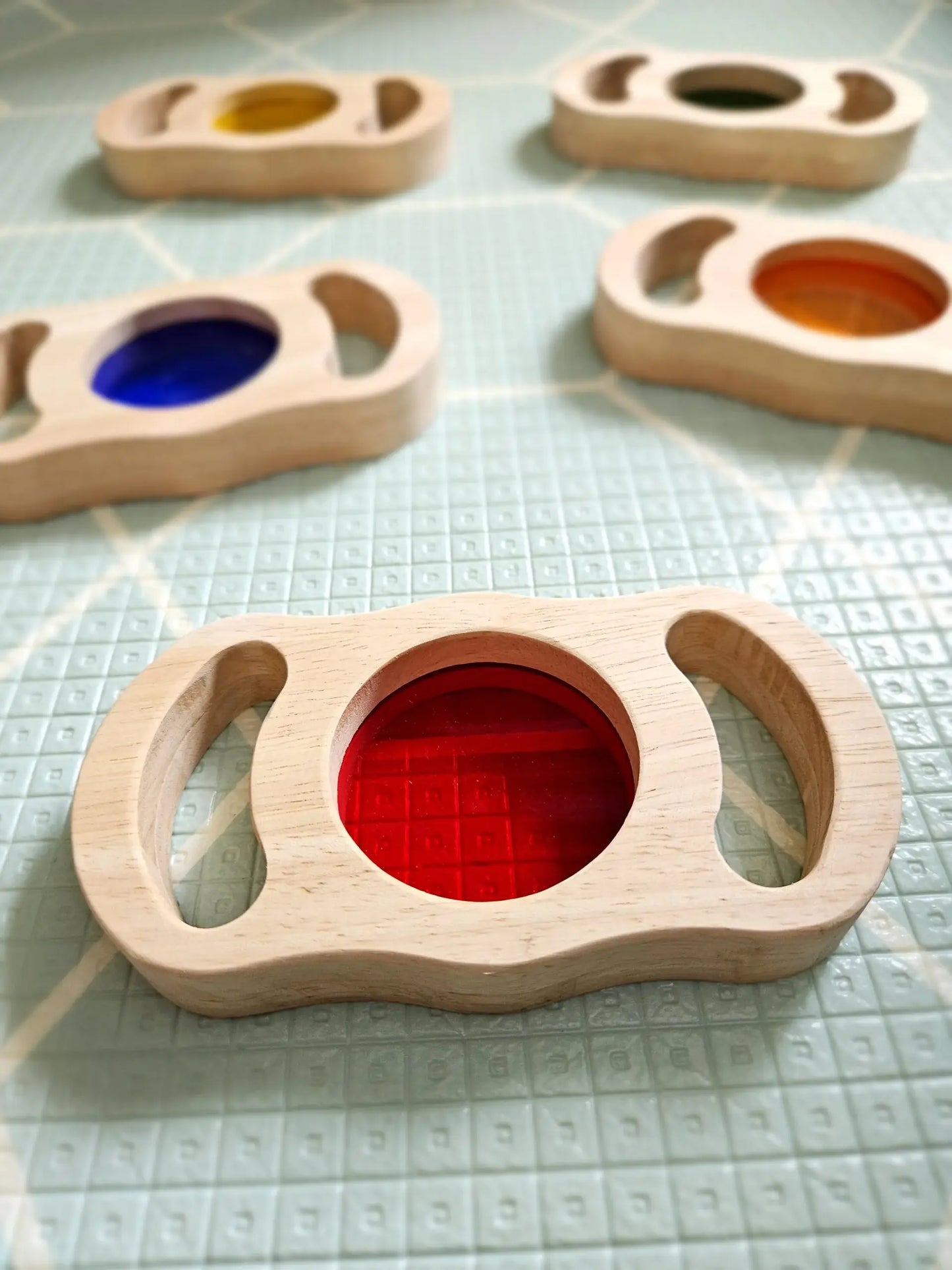 See-Through Color Blocks – Set of 5 with Handles