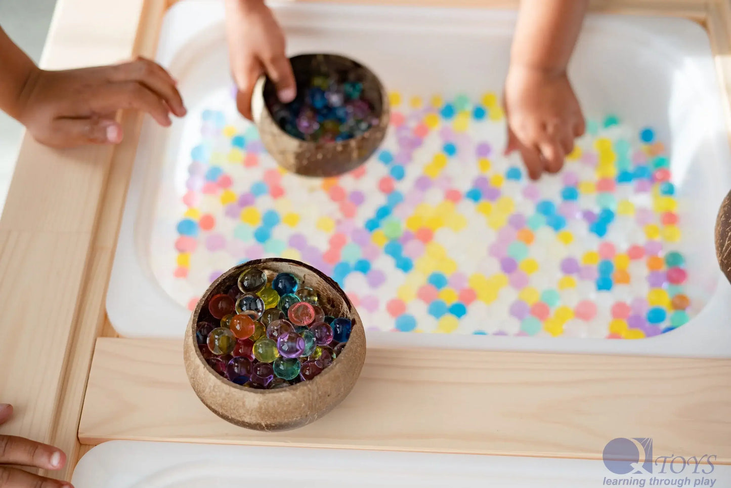 Patterned Coconut Bowls – Set of 6