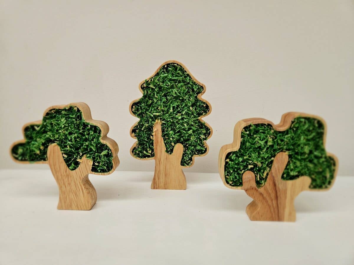 Woodland Tree Set – Set of 6