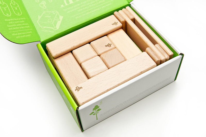 Discovery Set Magnetic Wooden Blocks 26 pieces