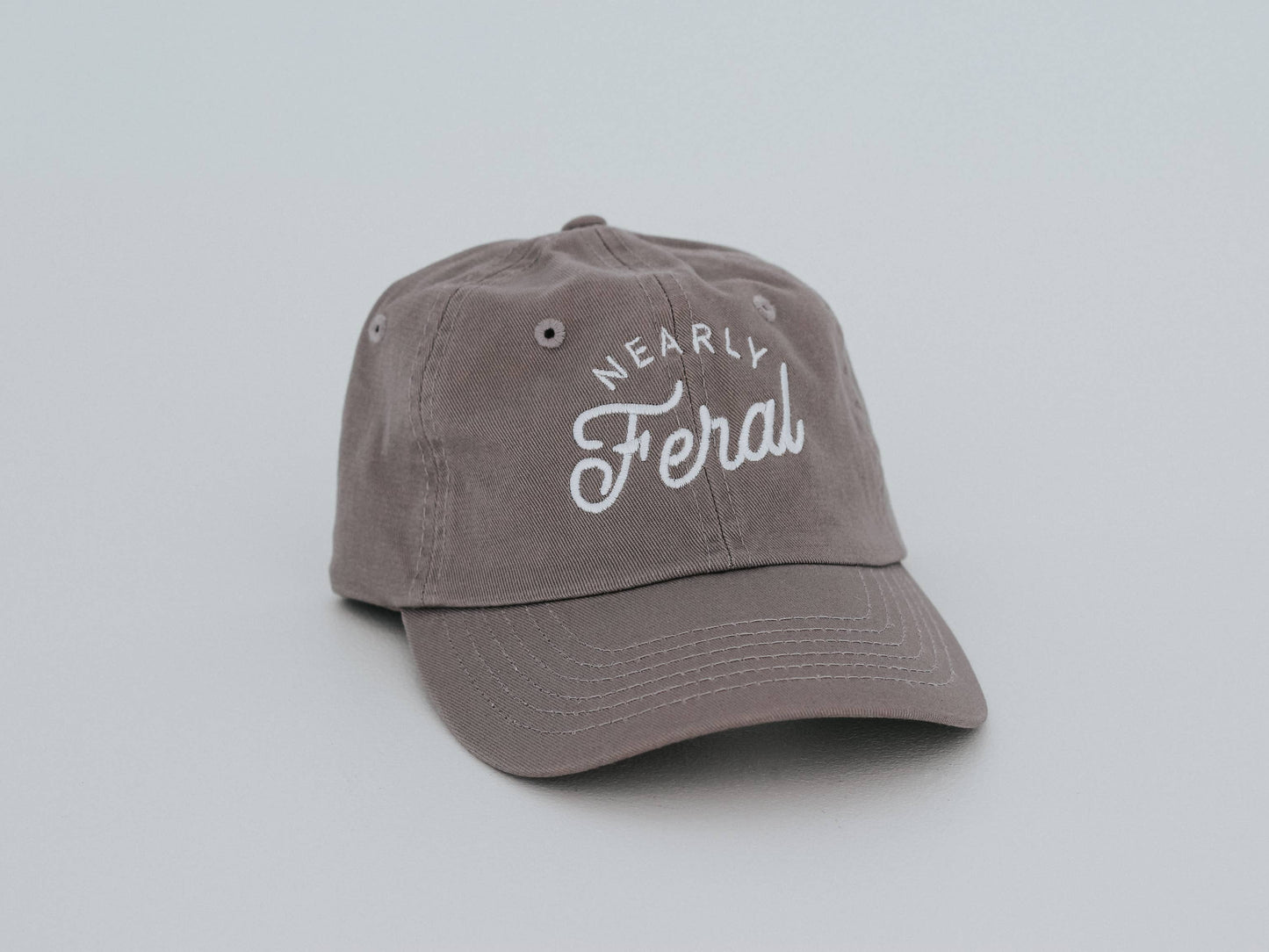 Youth Twill Hat – “Nearly Feral” Embroidered Cap
