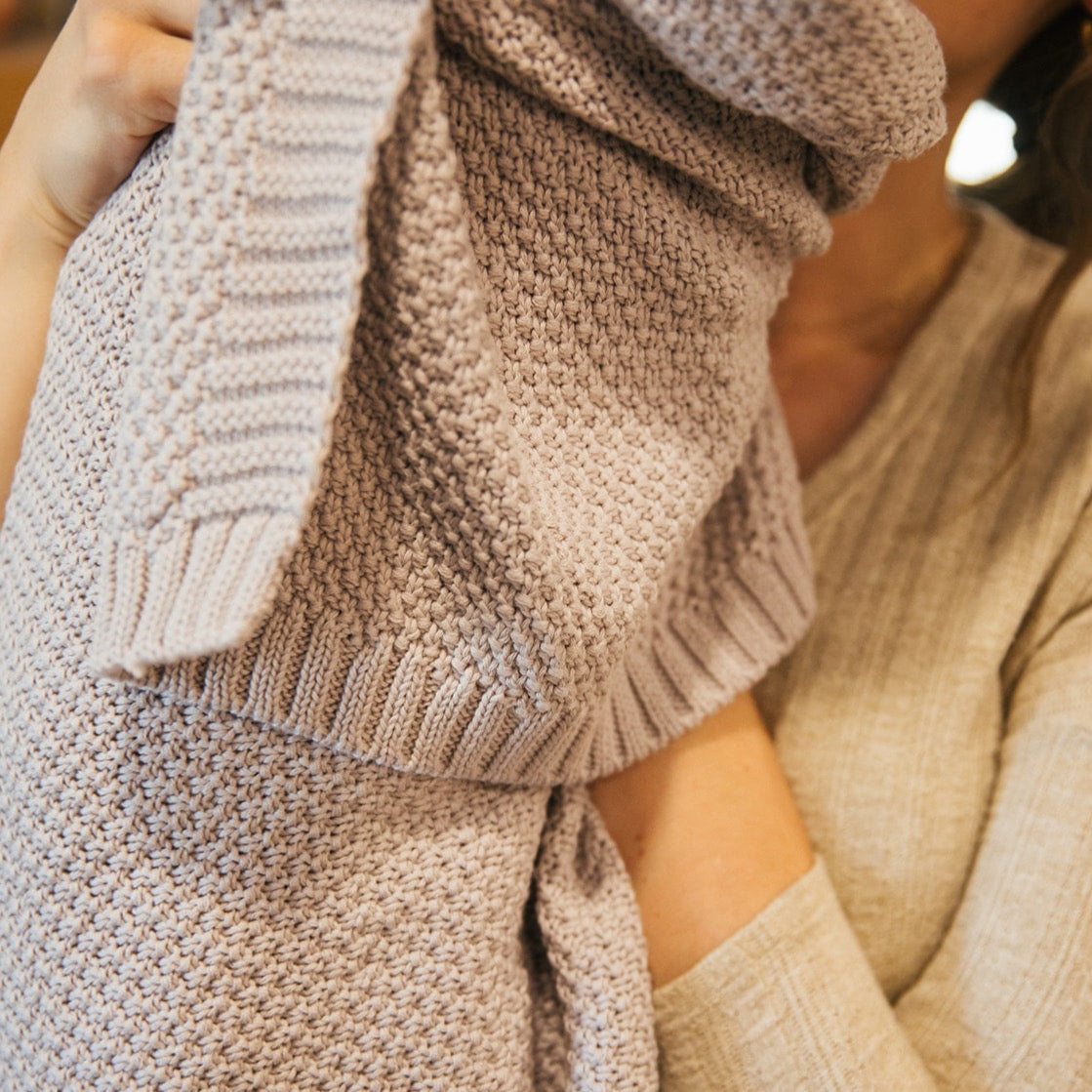 Knitted Blanket-Thistle