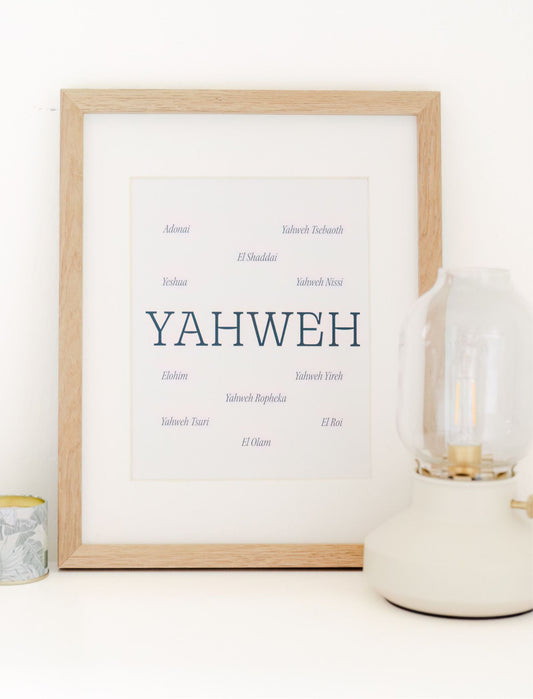 8x10 YAHWEH
