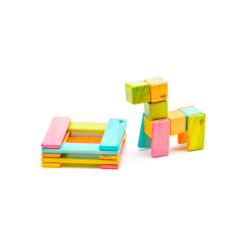 Discovery Set Magnetic Wooden Blocks 26 pieces