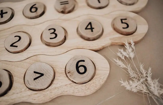 Peapod Wooden Math Set – 27 Pieces