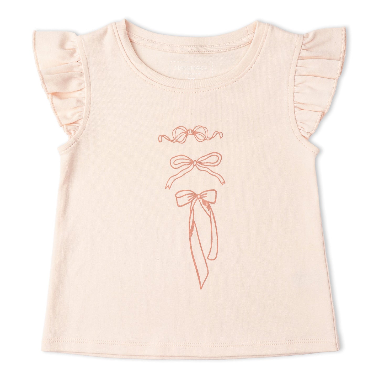 Organic Sleeveless Flutter Top & Shorts Set - Bows