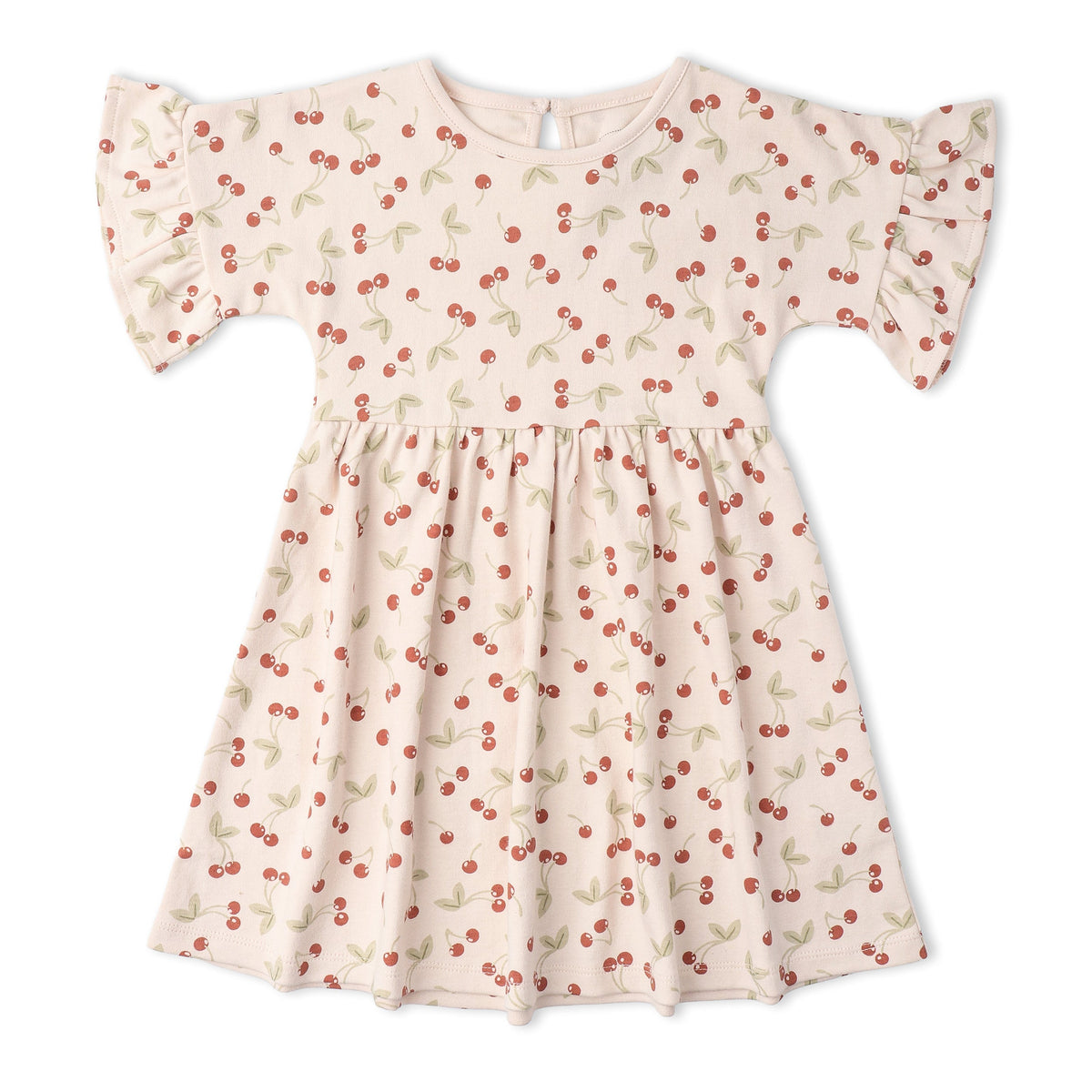 Organic Dolman Sleeve Dress - Cherry