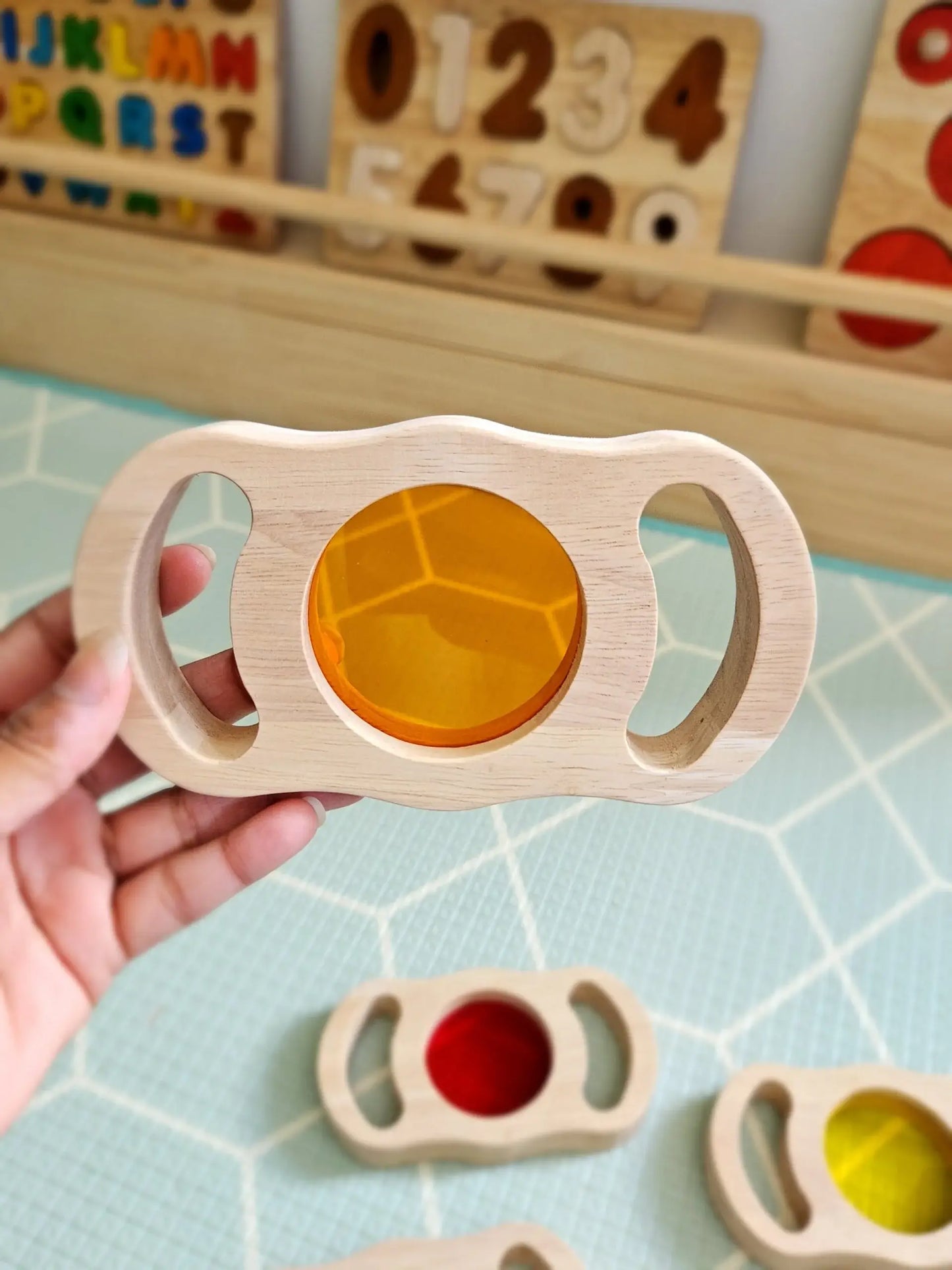 See-Through Color Blocks – Set of 5 with Handles