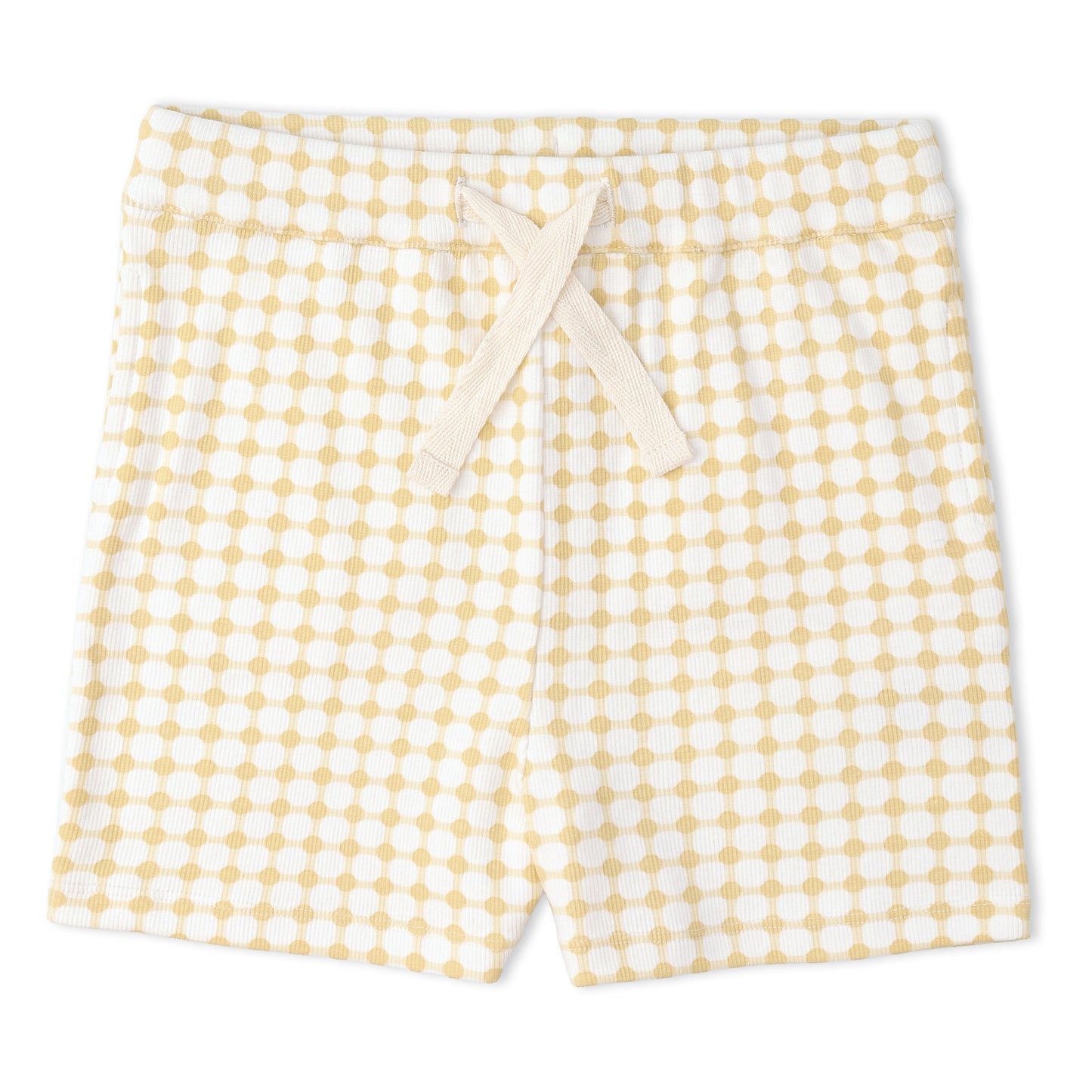 Organic Collar Tee & Shorts Set - Dotty Gingham