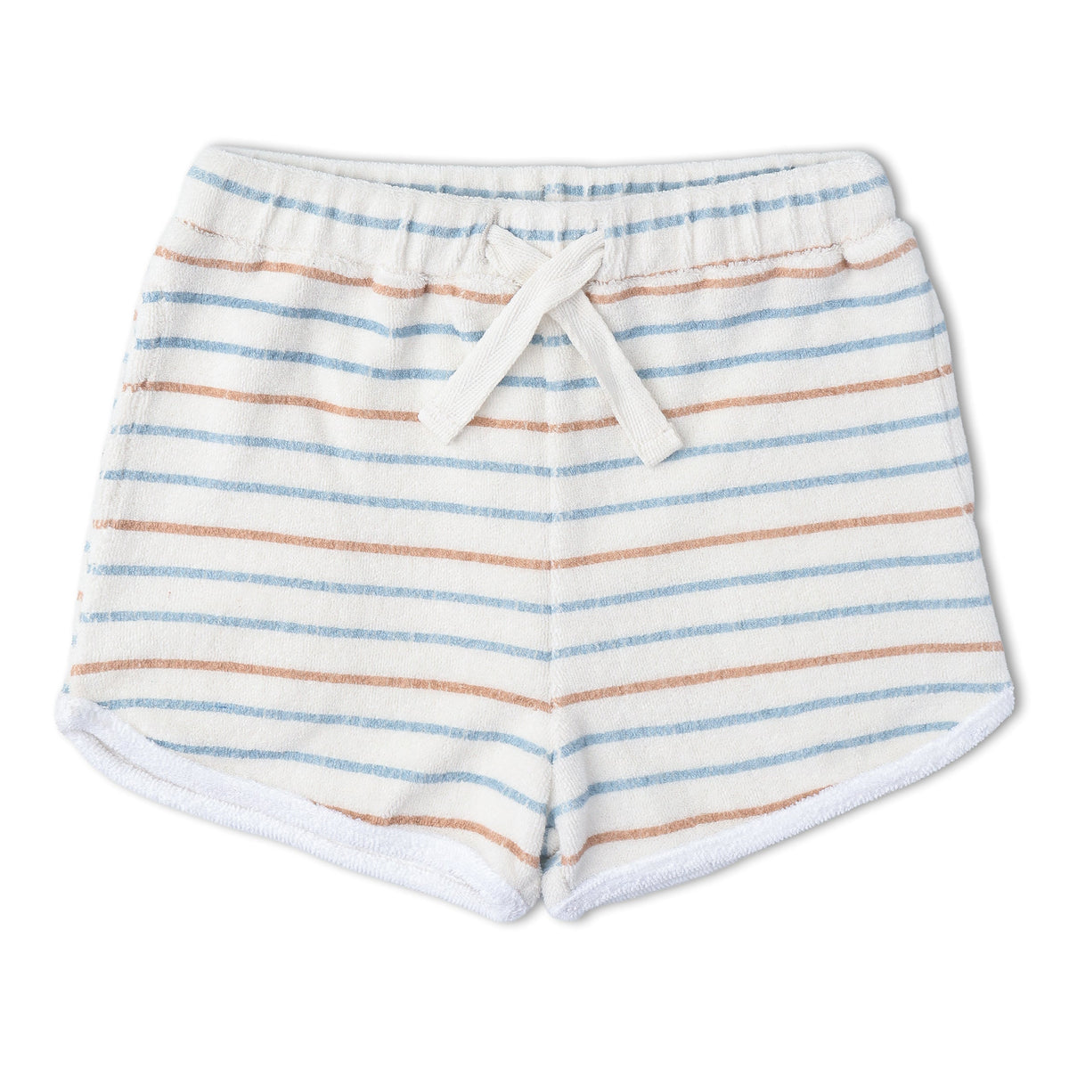 Organic Sleeveless Tee & Shorts Set - Cabana Stripes