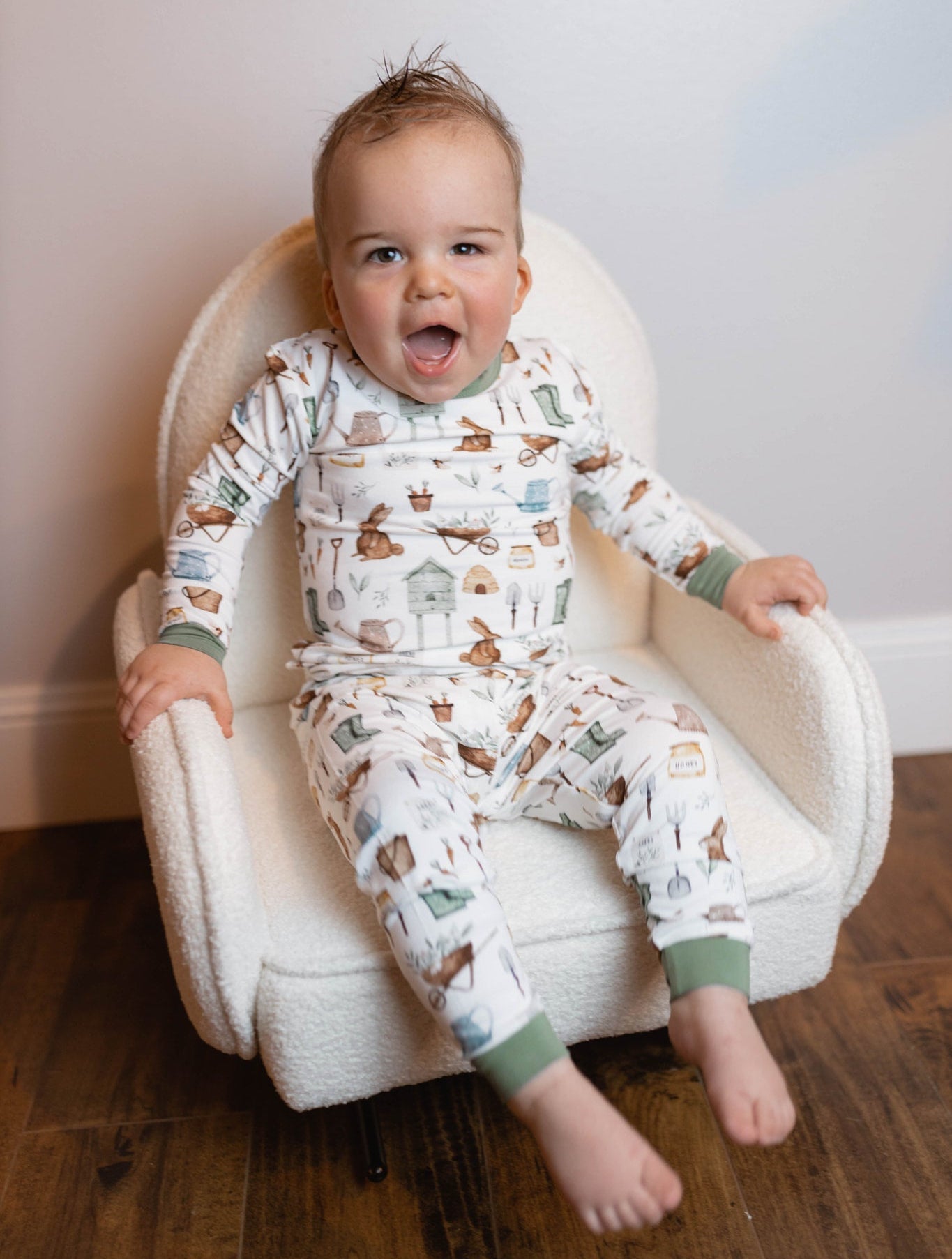 Cottontail Garden 2pc Bamboo Pajamas