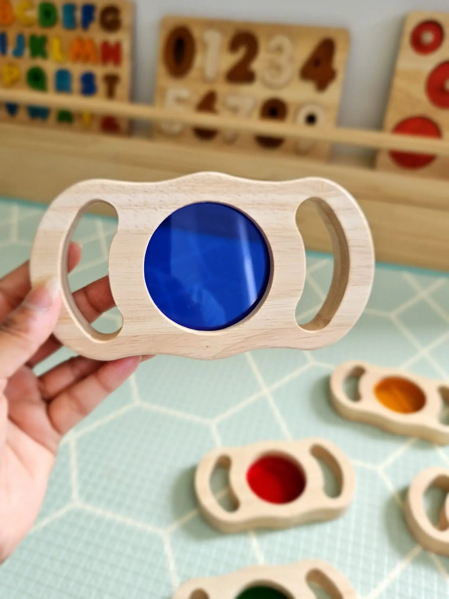 See-Through Color Blocks – Set of 5 with Handles