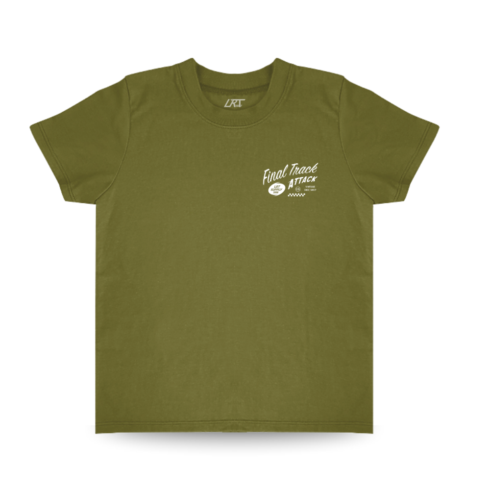 FINAL TRACK ATTACK TEE - MILITARY GREEN