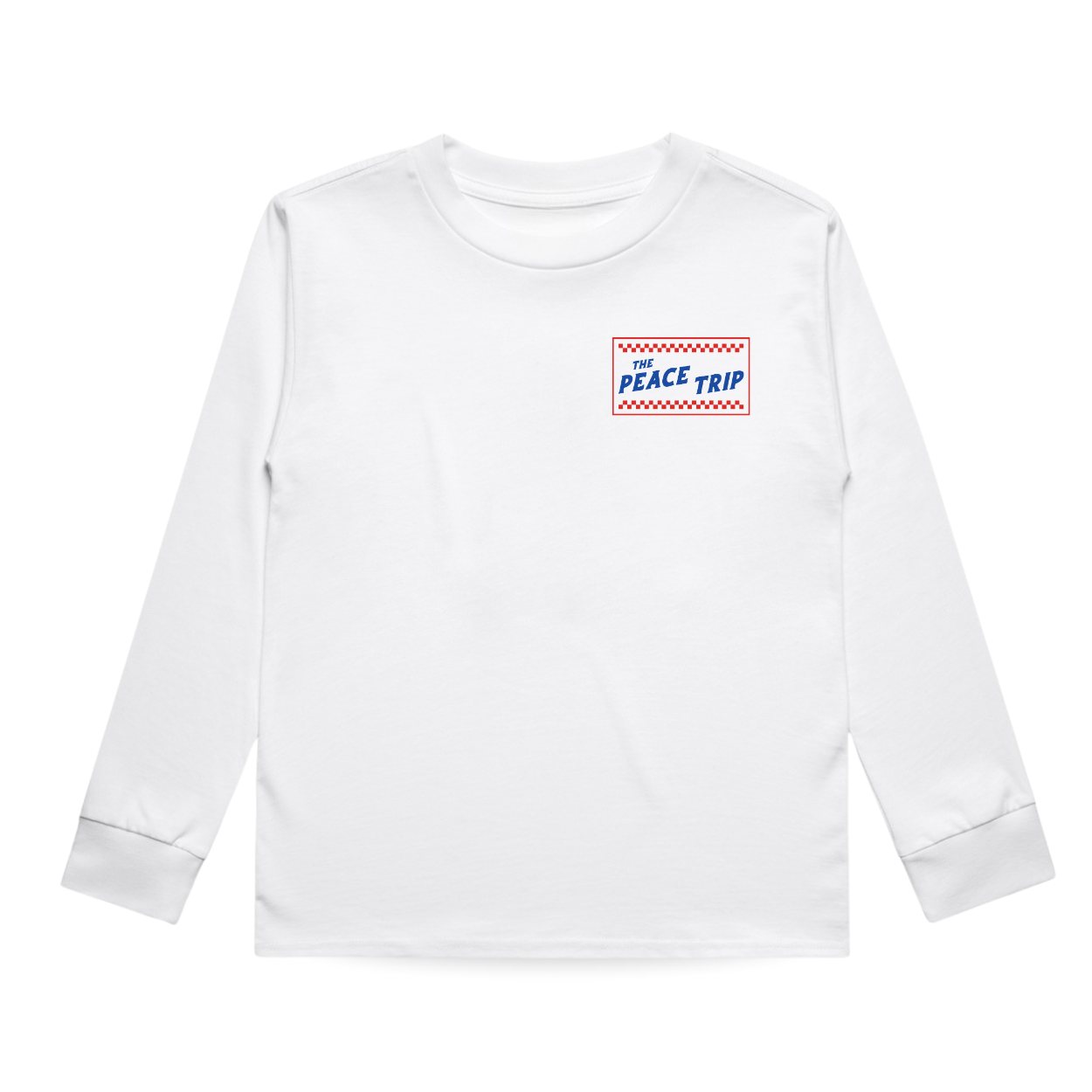 THE PEACE TRIP LONG SLEEVE TEE - WHITE