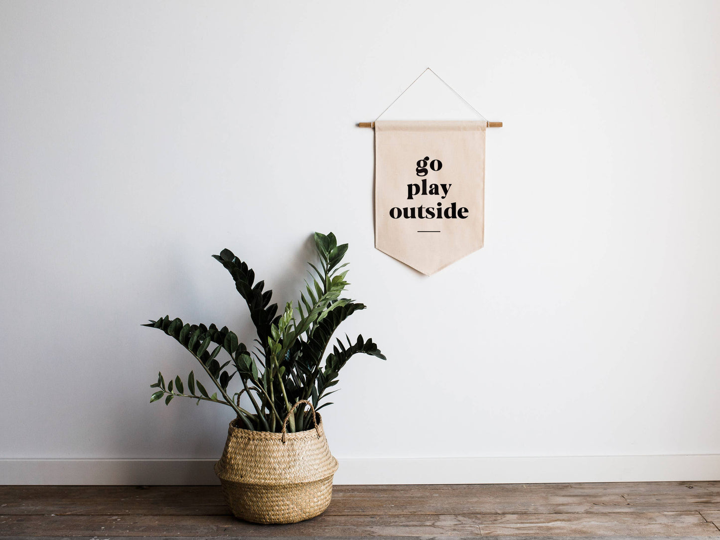 Canvas Wall Banner – “Go Play Outside”