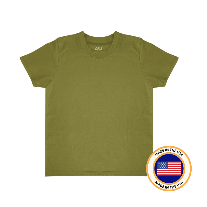 RAD ORGANICS COTTON TEE - MILITARY GREEN
