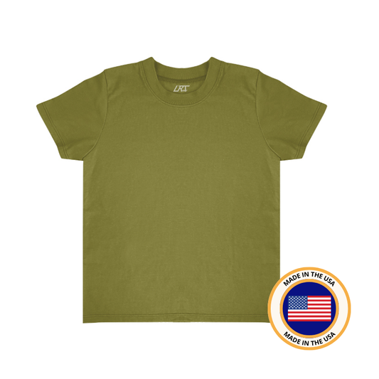 RAD ORGANICS COTTON TEE - MILITARY GREEN