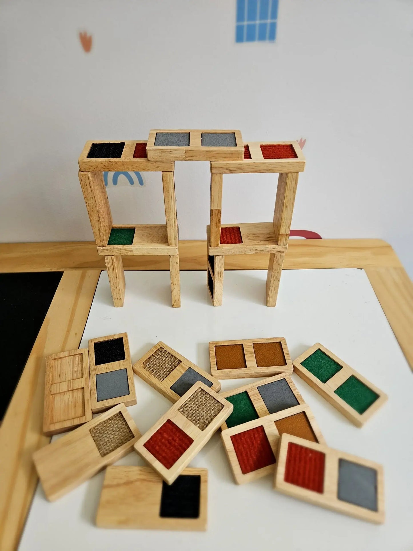 Sensory Wooden Domino Set