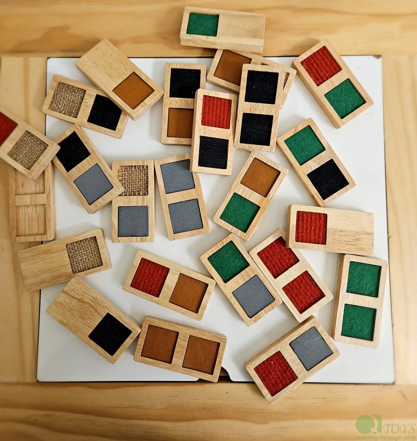 Sensory Wooden Domino Set