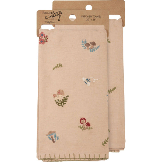 Mushroom Toss Kitchen Towel