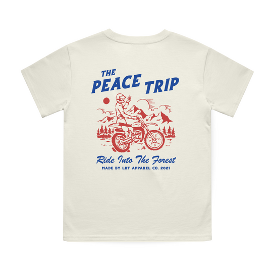 THE PEACE TRIP TEE - VINTAGE CREAM