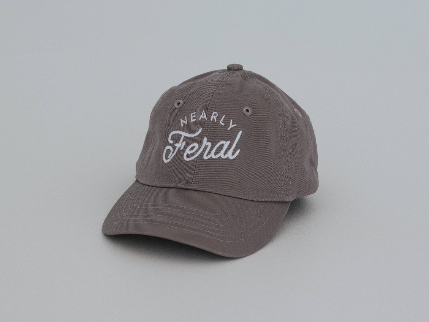 Youth Twill Hat – “Nearly Feral” Embroidered Cap