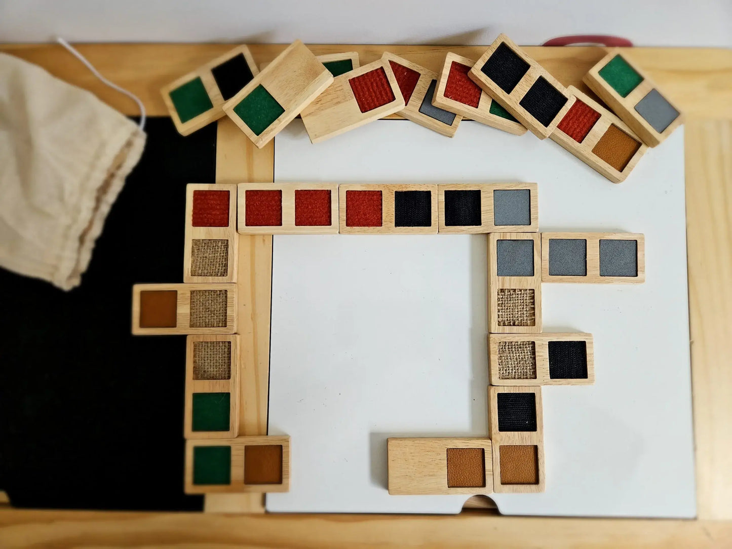 Sensory Wooden Domino Set