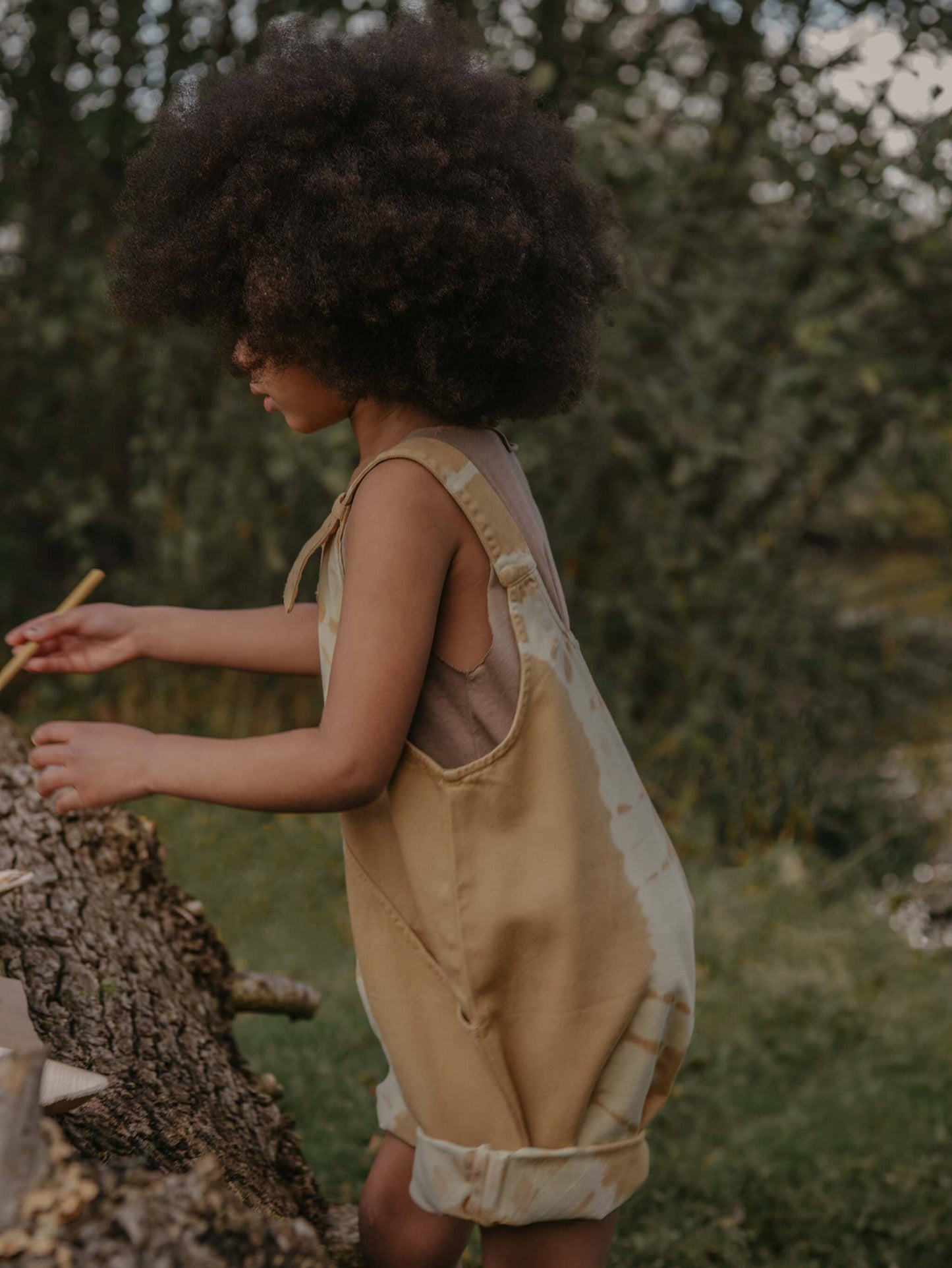 The Tie-Dye Dungaree Short