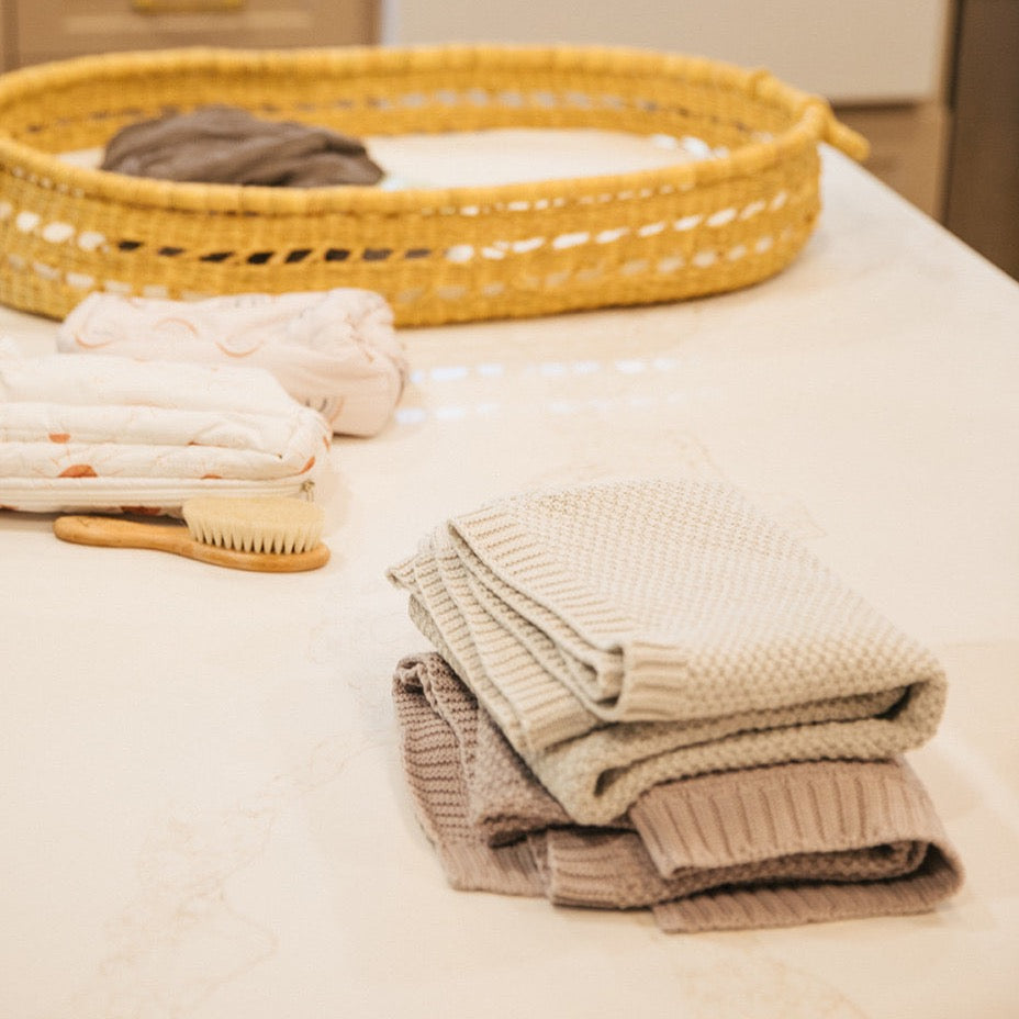 Knitted Blanket-Thistle