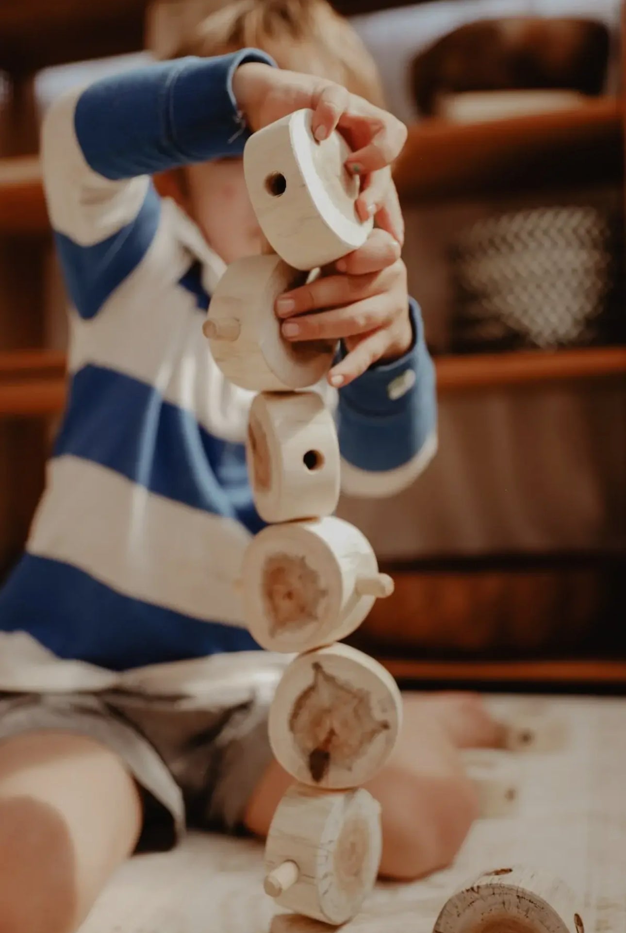 Little Forest Builder – Wooden Tree Construction Kit- 40 Pieces