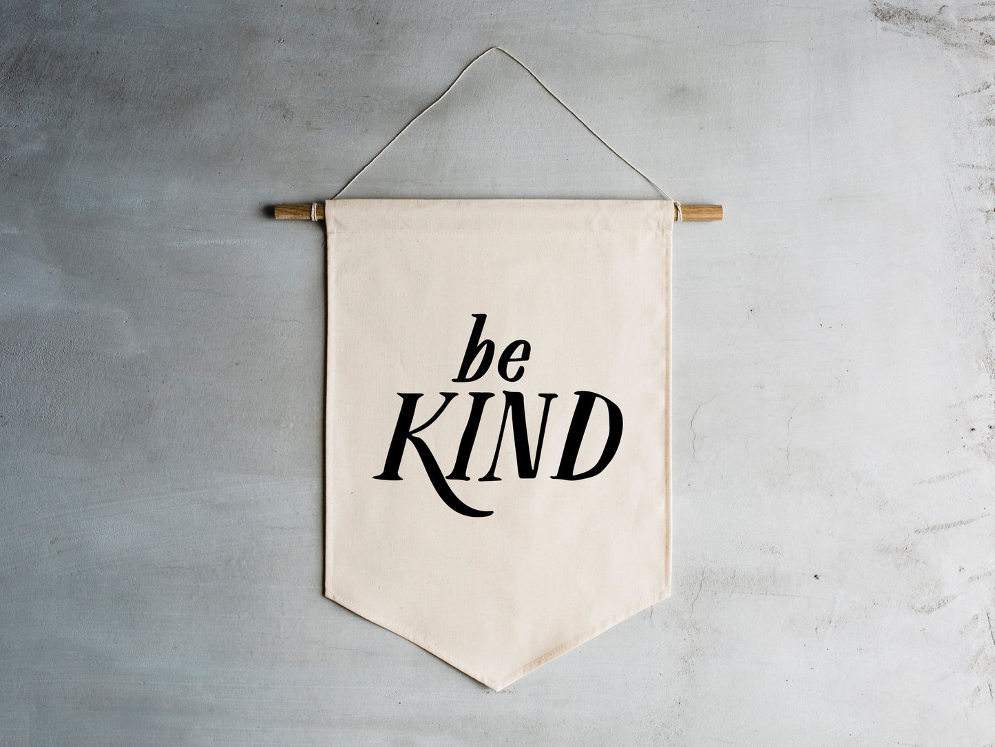 Be Kind Canvas Banner