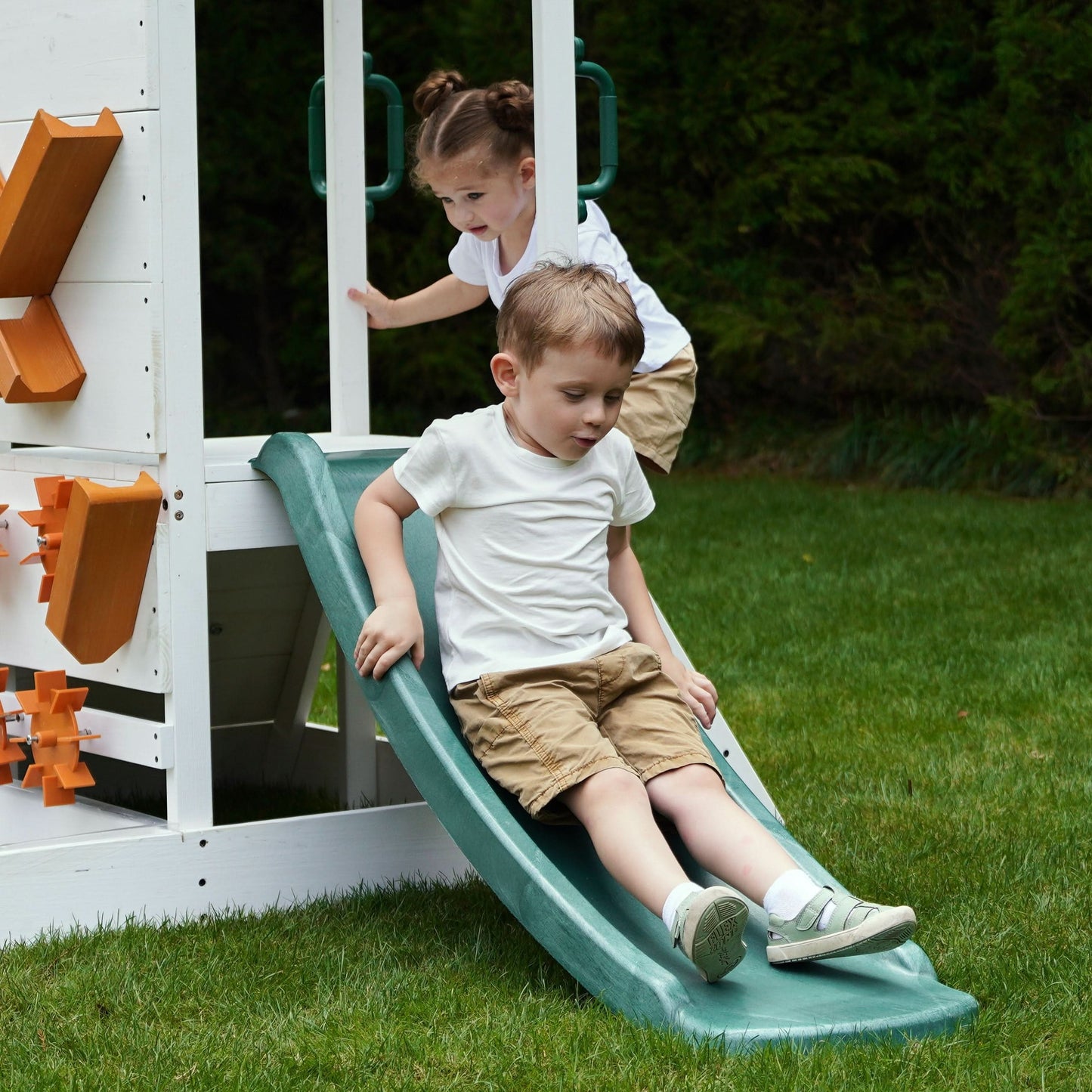 Aloe Outdoor Mini Playset for Toddlers – Water Slide & Backyard Fun