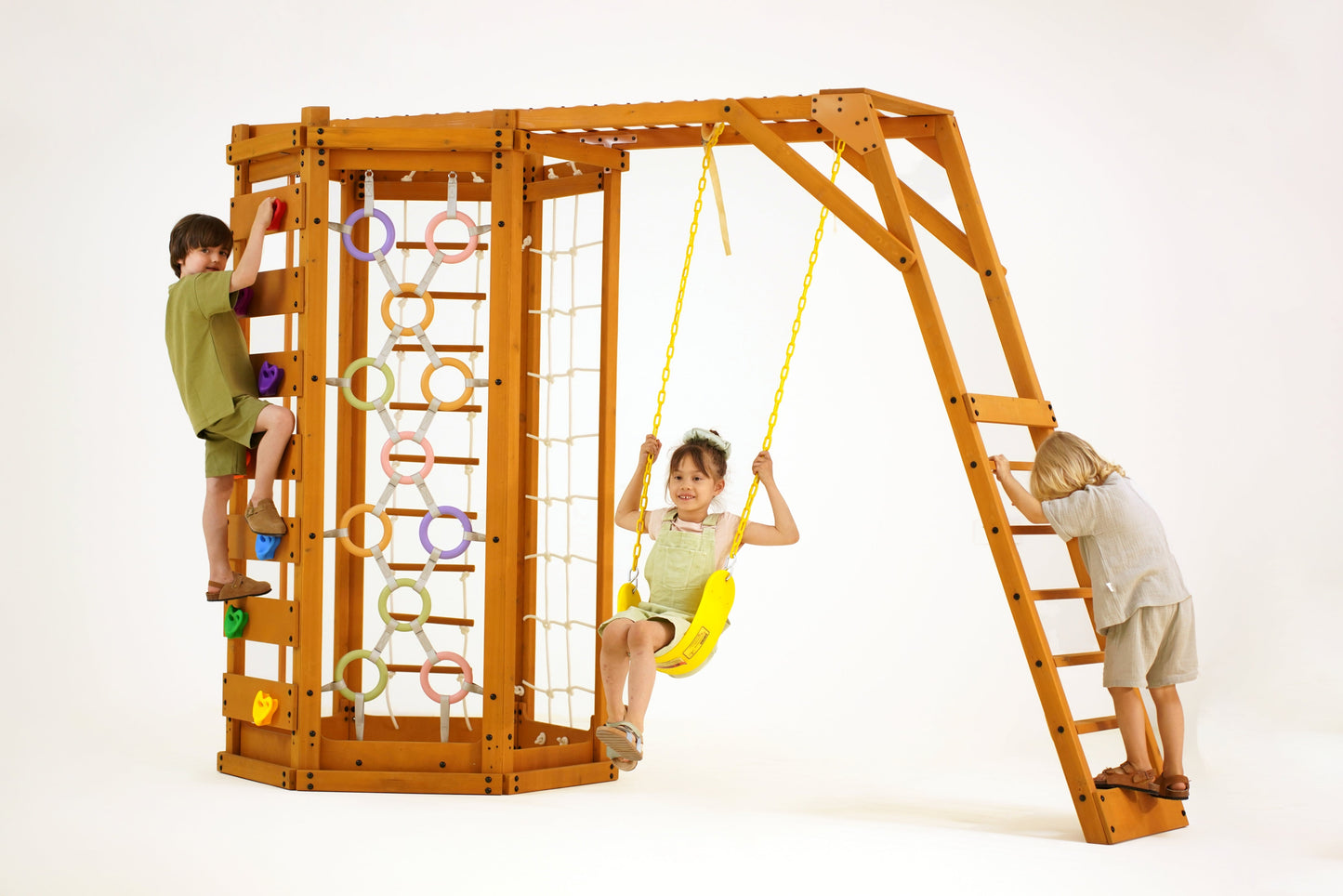 Hawthorn Large – Natural | Octagon Outdoor Jungle Gym