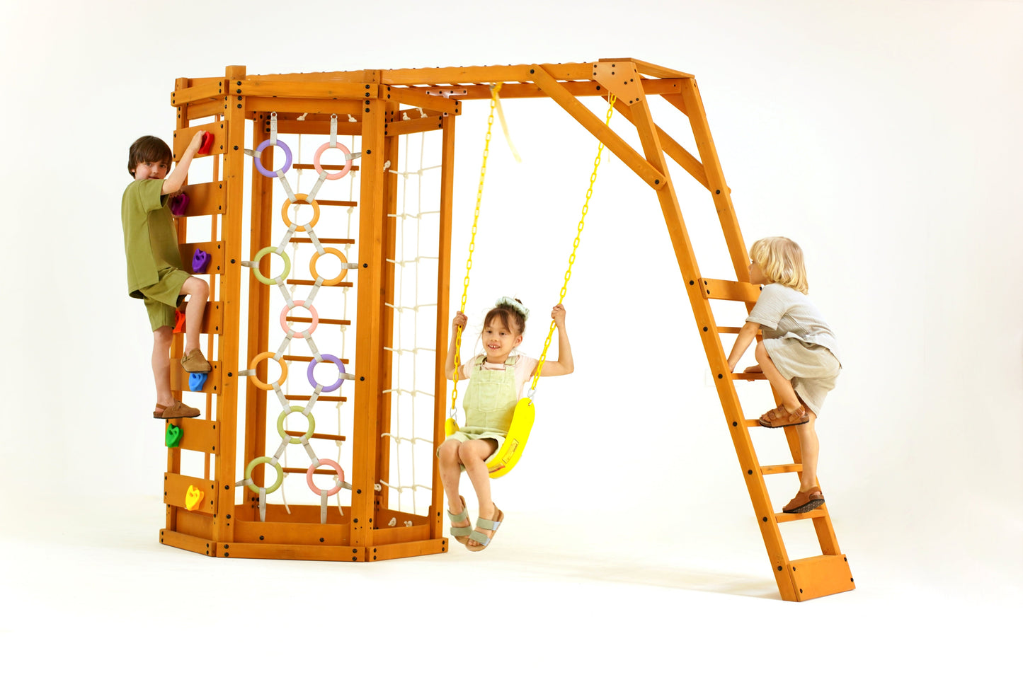 Hawthorn Large – Natural | Octagon Outdoor Jungle Gym
