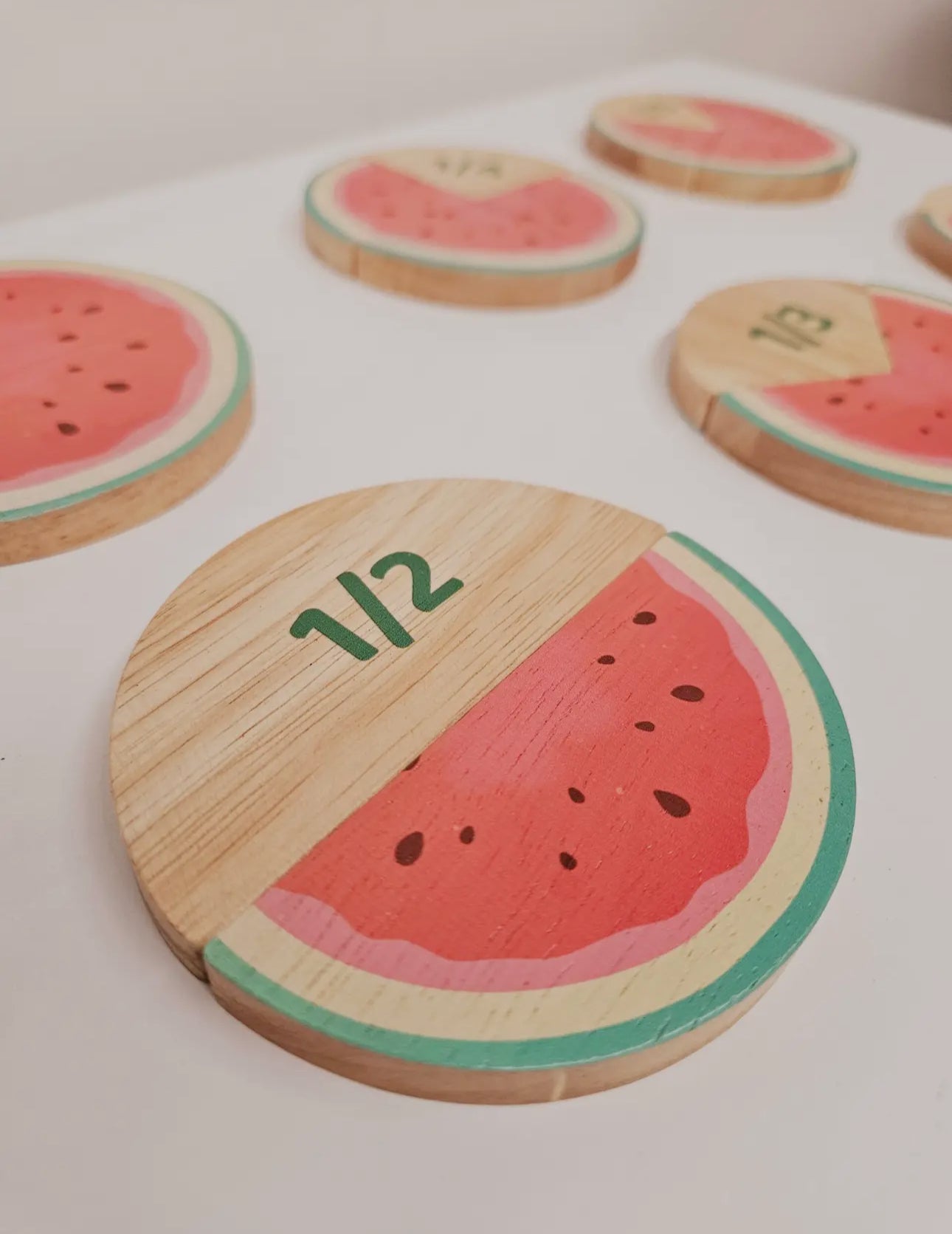 Slice & Learn Watermelon Fractions