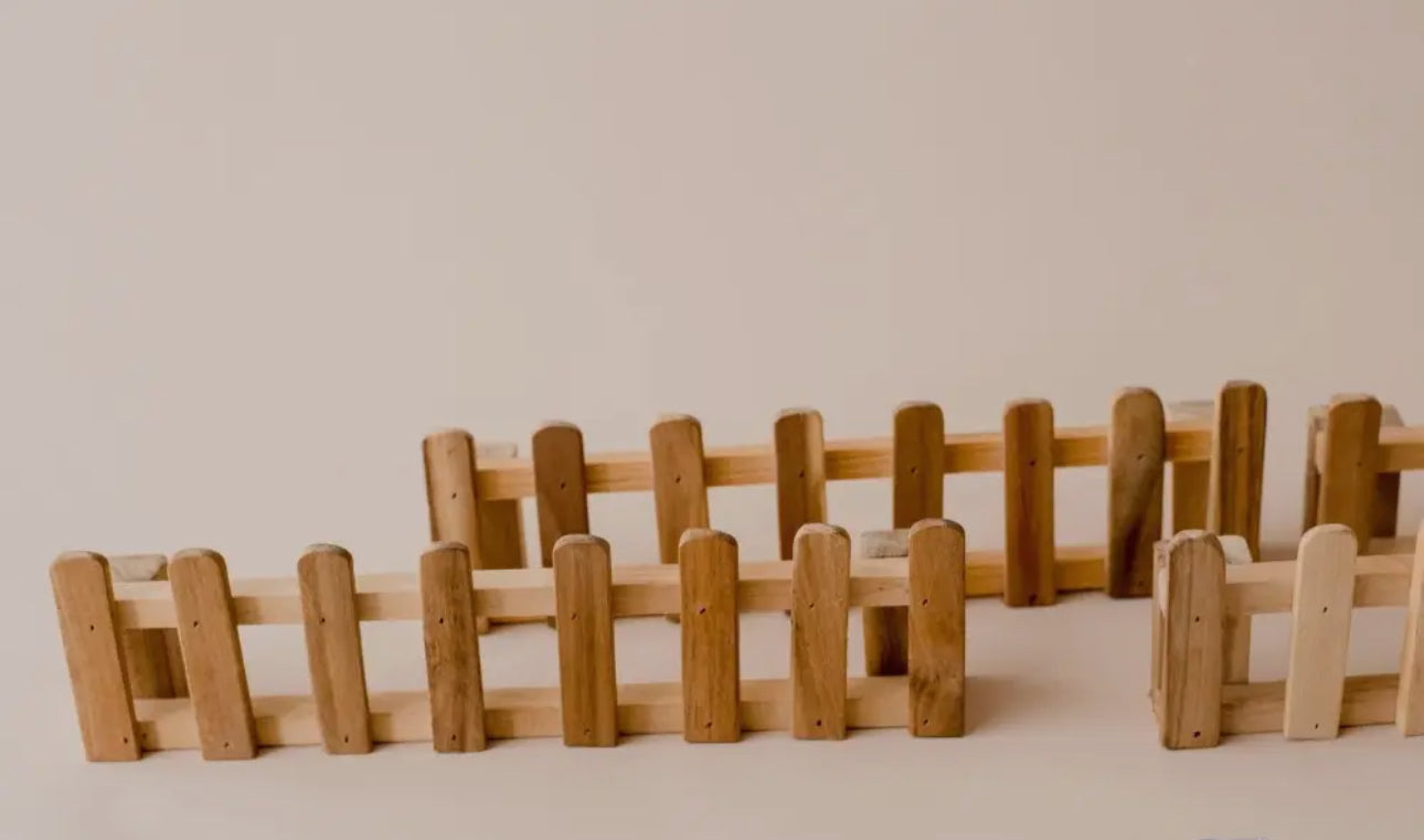 Wooden Fences (Set of 4)